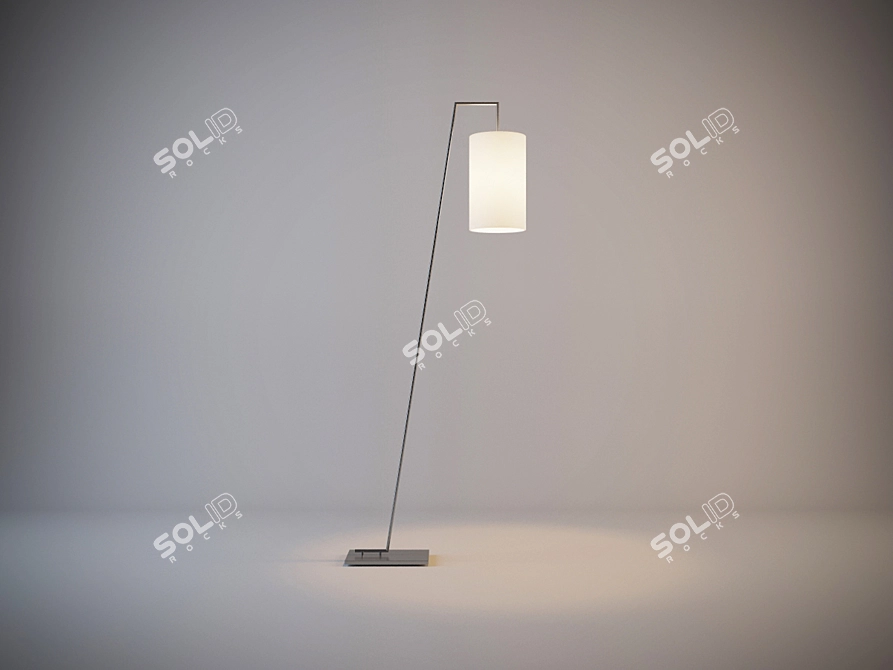 Elegant Flemlo Floor Lamp 3D model image 1