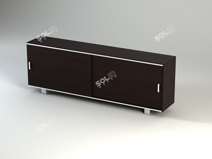 DARCH Office Cabinet with V-Ray Textures and Materials 3D model image 1