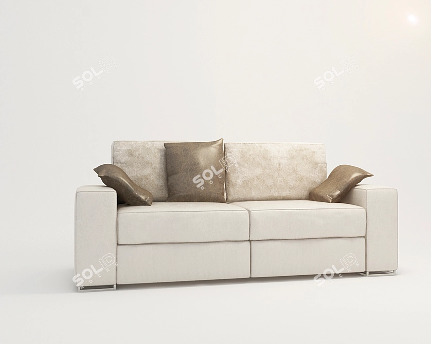 Modern Sofa - Contemporary Design, High-Quality Materials 3D model image 1