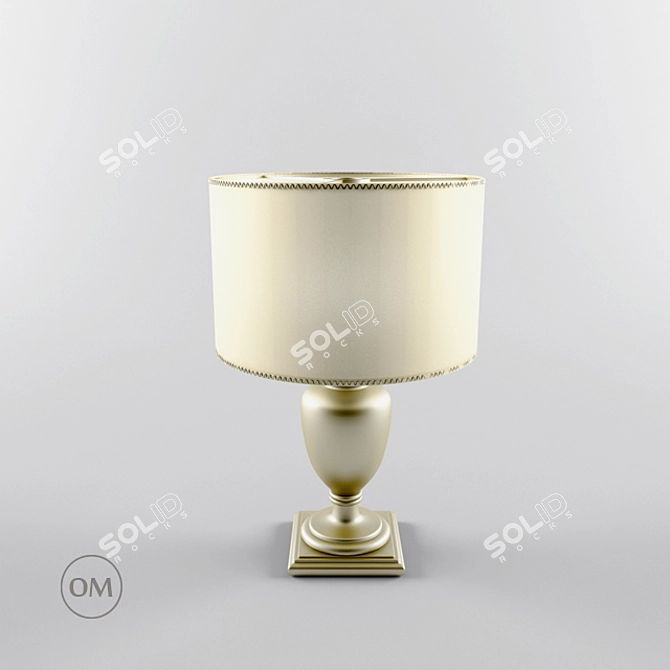 Elegant Desk Lamp by Paolo Lucchetta/Nicole 3D model image 1