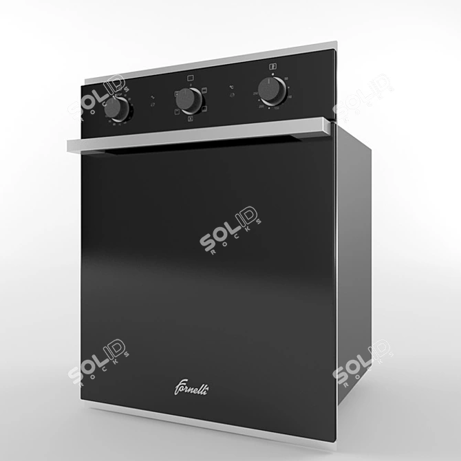 Compact Fornelli FE 45 Oven 3D model image 1