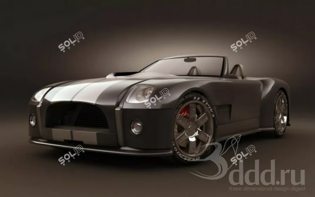 High-Res 2004 Ford Shelby Cobra 3D model image 1