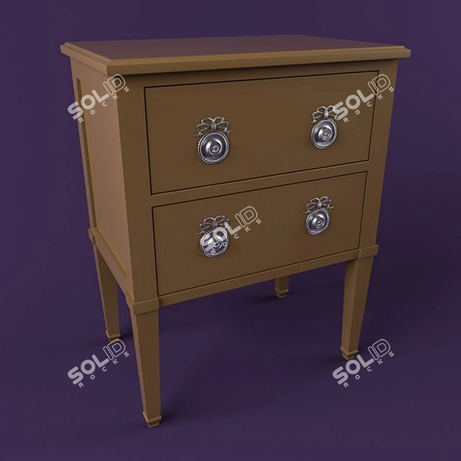 Convenient Commode Chair 3D model image 1