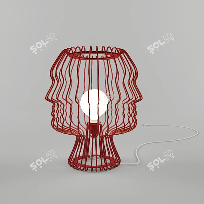 Replica LampFace - Authentic Design 3D model image 1