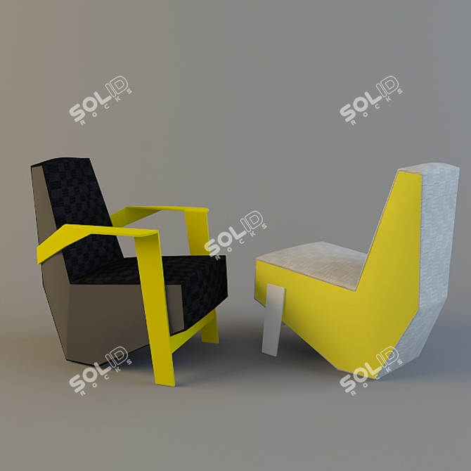 Moroso Silver Lake Chair 3D model image 1