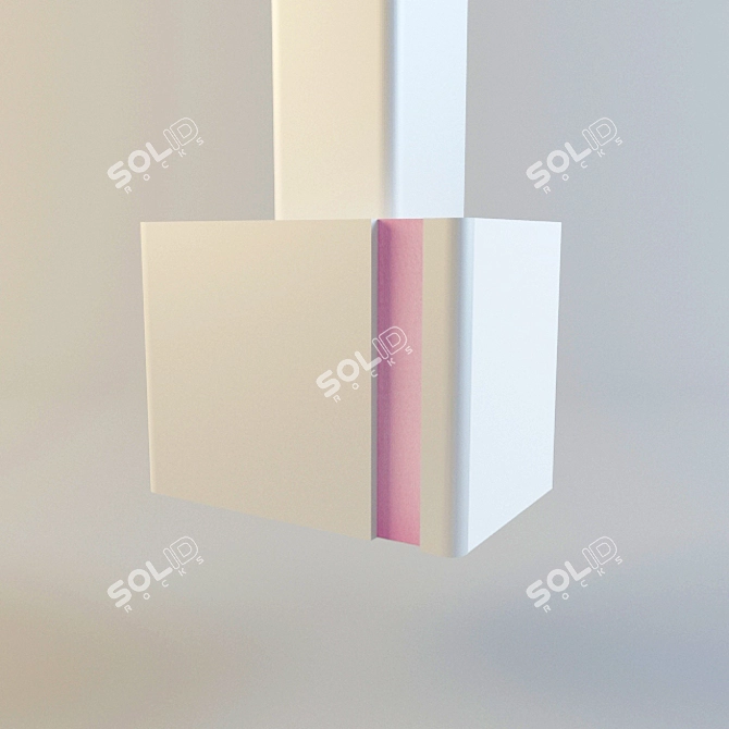 Gorenje DQGA65KR Chimney Hood: Powerful and Stylish 3D model image 1