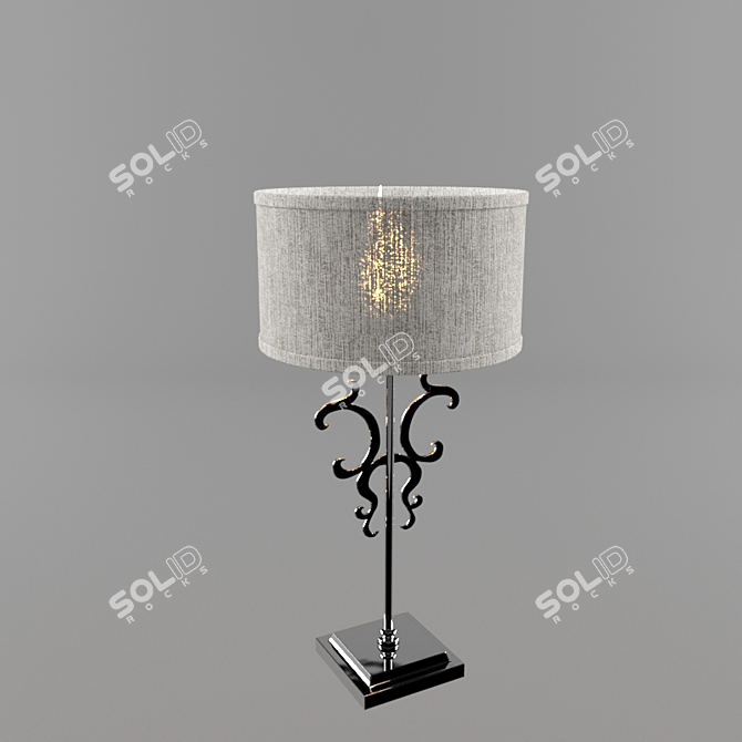 Cantori Iago Table Lamp - Exquisite Lighting Solution 3D model image 1