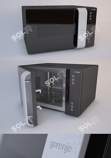 Title: Gorenje Ora-ito: Stylish Design & Versatile Textures 3D model image 1