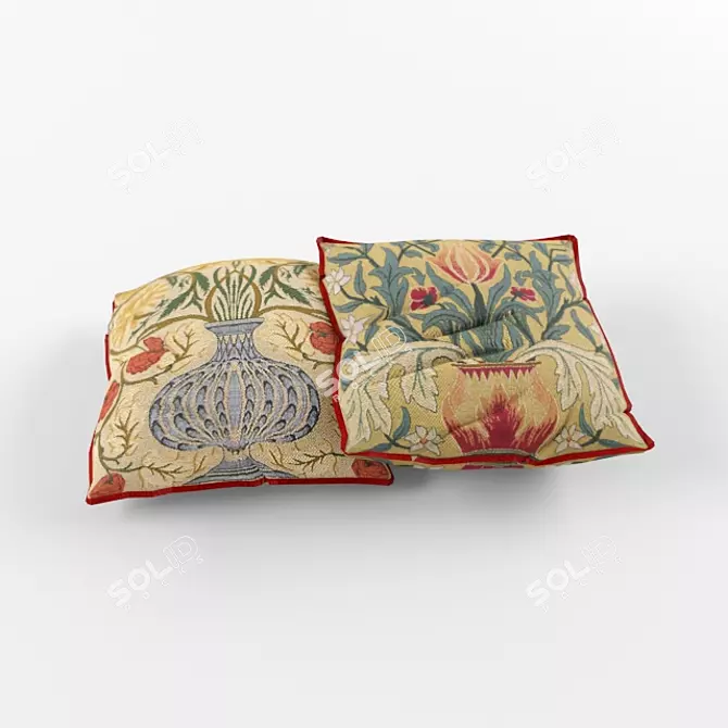 Cozy Cushion Pillow 3D model image 1