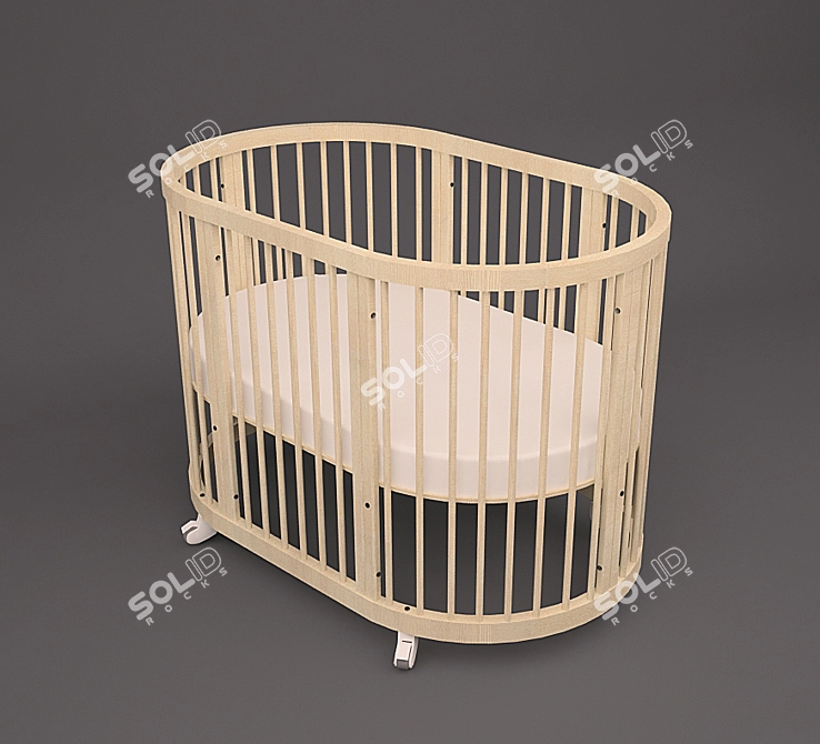 Stokke Ergonomic Baby High Chair 3D model image 1