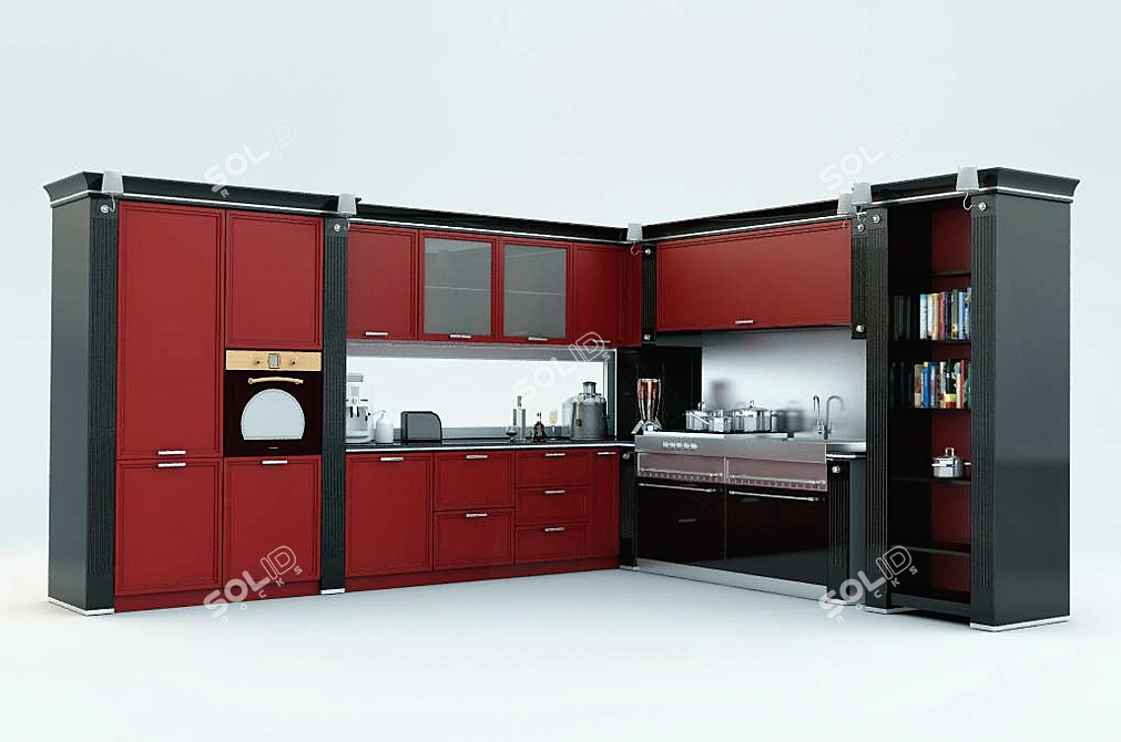 Scavolini Grand Relais: Italian Elegance, Timeless Design 3D model image 1