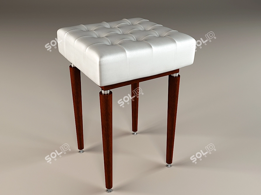 Cozy Comfort Pouf 3D model image 1