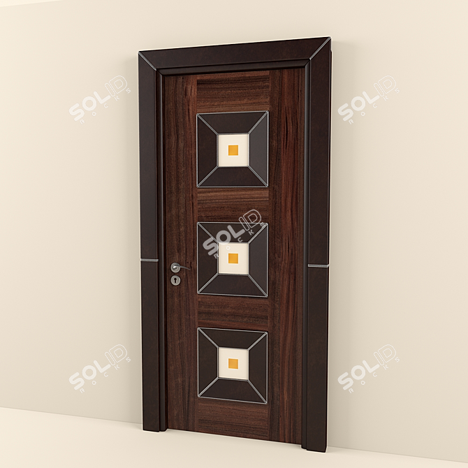 Mondrian CUOIO: Contemporary Elegance for Your Doorway 3D model image 1