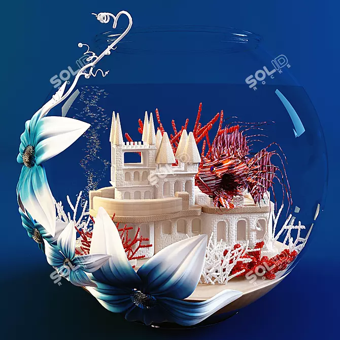 Whispering Waters Aquarium 3D model image 1