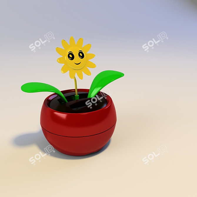 Happy Mood Flip-Flap 3D model image 1