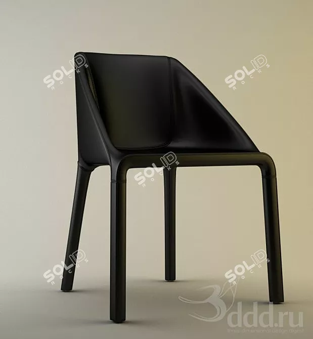 Elegant and Versatile Manta Chair 3D model image 1