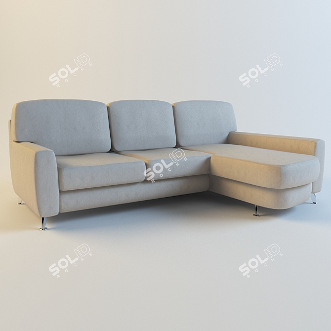 Corner Sofa Sonet by Lunica 3D model image 1