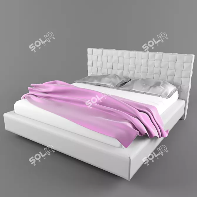 Modern Style Bed 3D model image 1