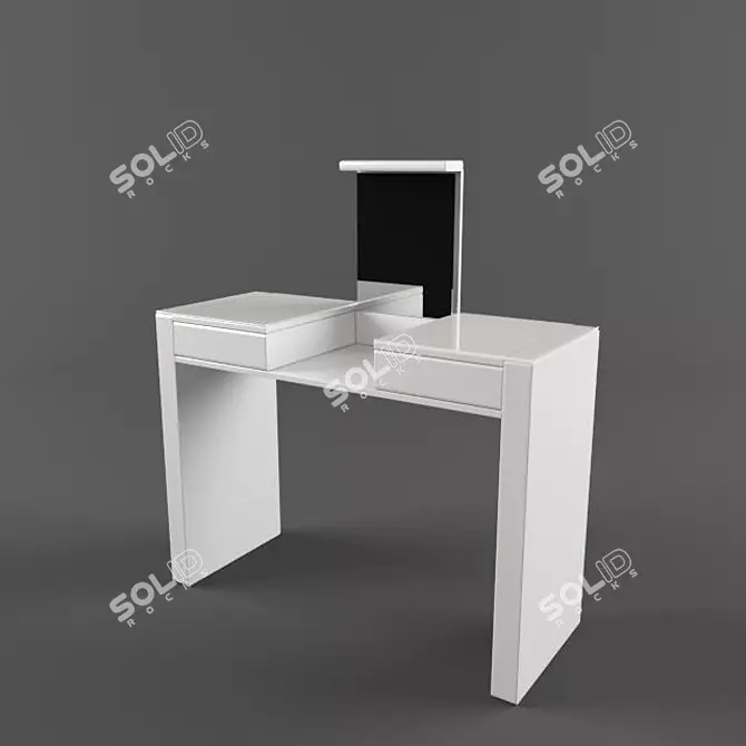 Italian Vanity Table - Armobil 3D model image 1