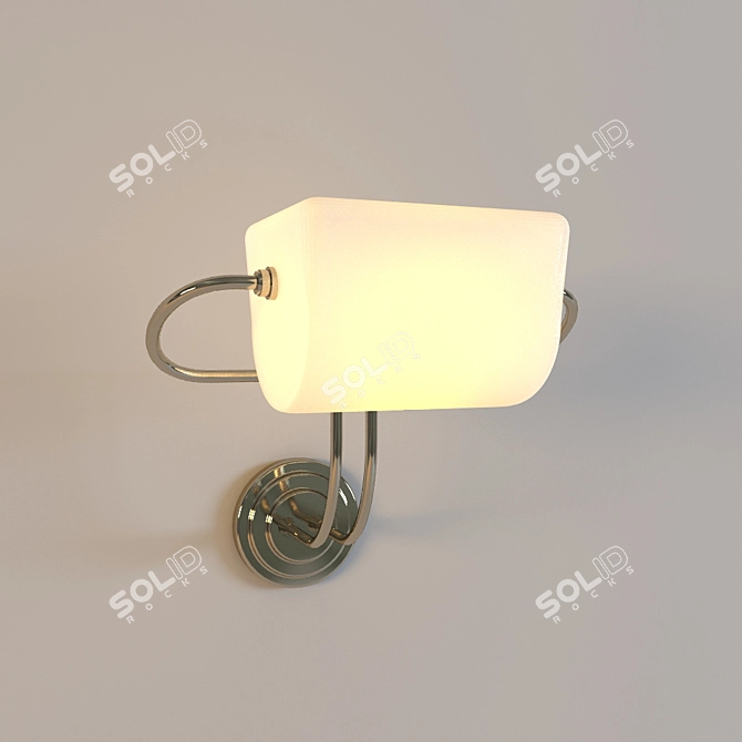 La Vecchia Marina Goletta: Vintage-inspired Wall Sconce 3D model image 1