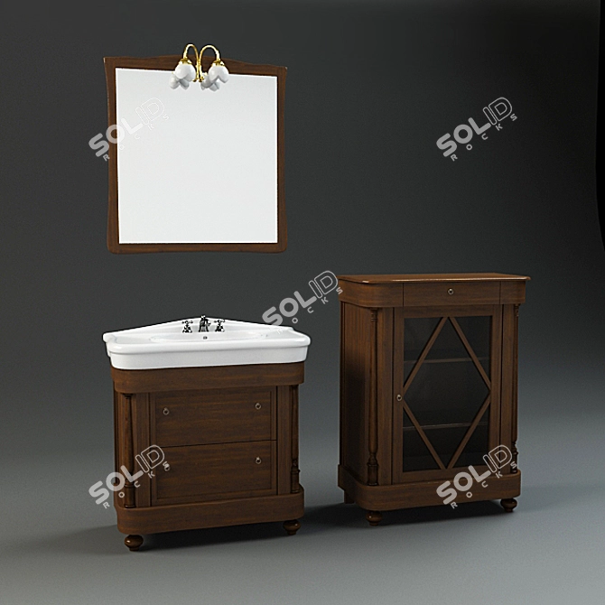 Elegant Tiferno Mobili: A Captivating Furniture Choice 3D model image 1