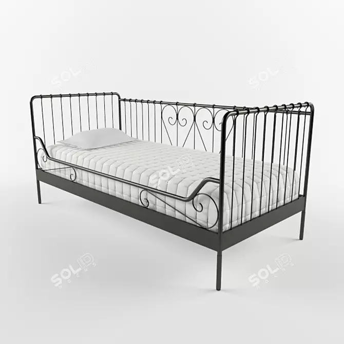 Modular Daybed Frame by IKEA 3D model image 1