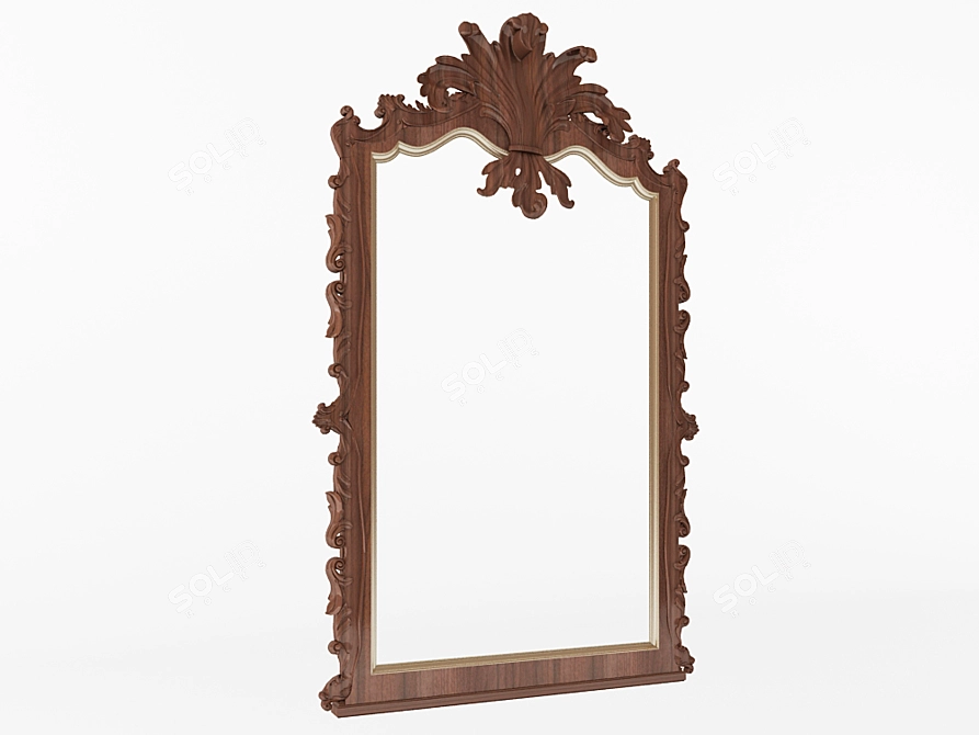 Classic Mirror Frame 3D model image 1