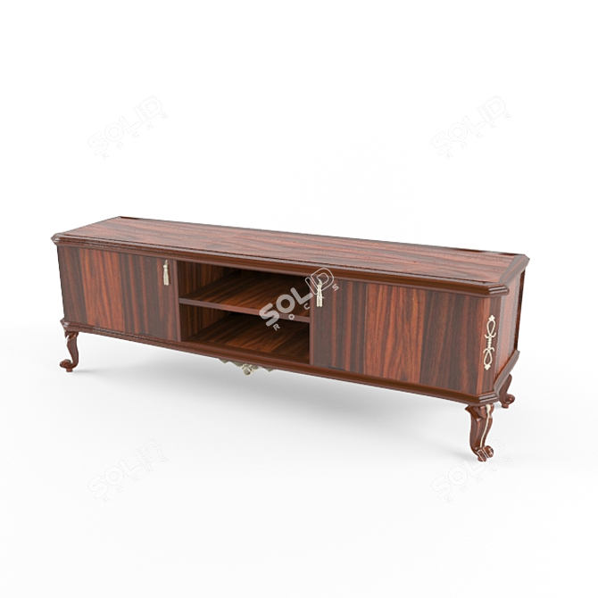 Antico Bordo - Elegant Console Table 3D model image 1