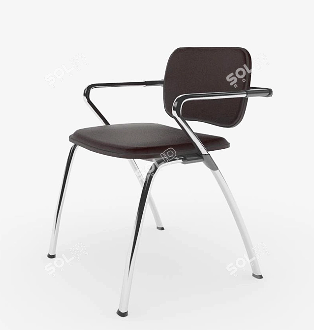 Era UNITAL Visitor Chair - Stylish Office Seating 3D model image 1
