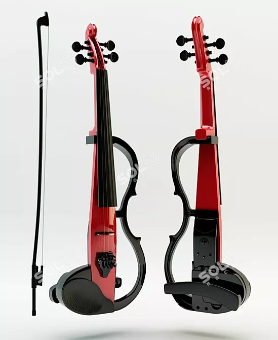 Yamaha SV 130 Electric Violin: Modern Elegance 3D model image 1
