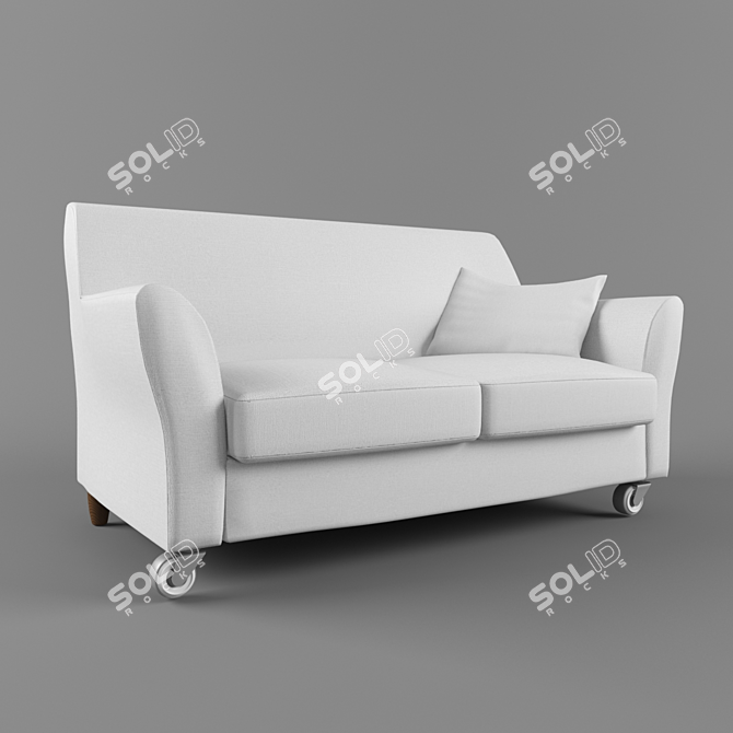 Cozy Comfort Seater 3D model image 1