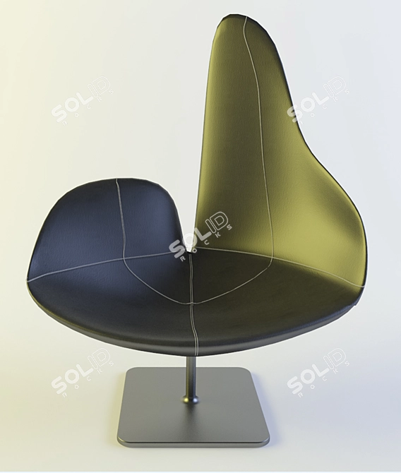ErgoSoft Lounge Chair 3D model image 1