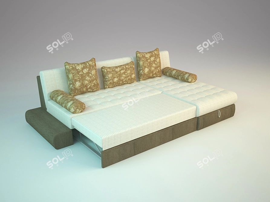 Siesta Comfort Plus: Ultimate Sleeping Experience 3D model image 1