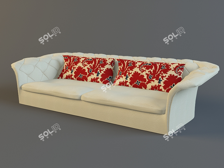 Moroso Bohemian Sofa 3D model image 1