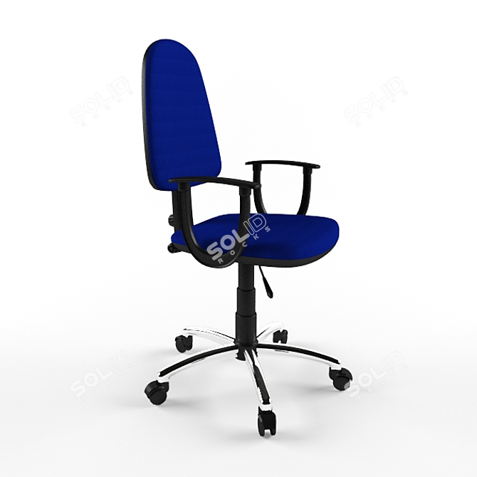 Elegant Pride Chair 3D model image 1