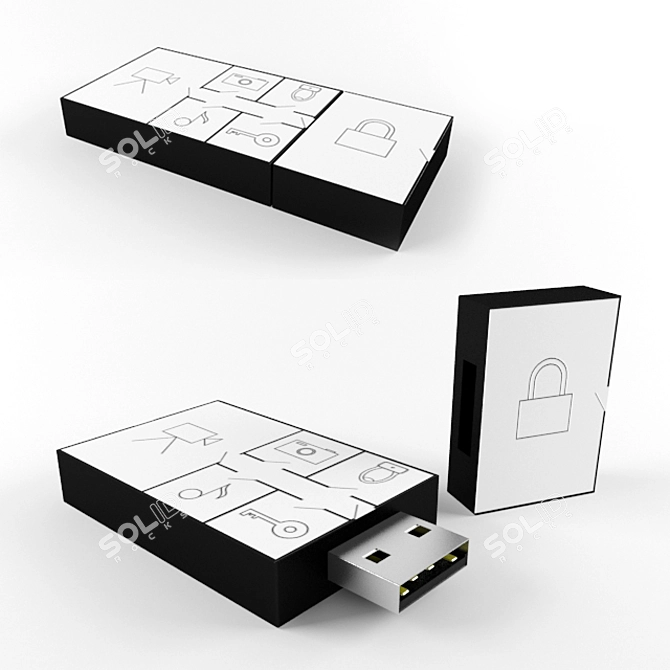 Architect's USB 3D model image 1
