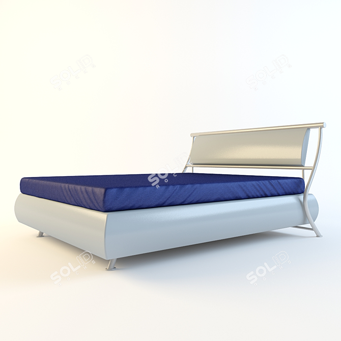 Liberty Deluxe Double Bed 3D model image 1