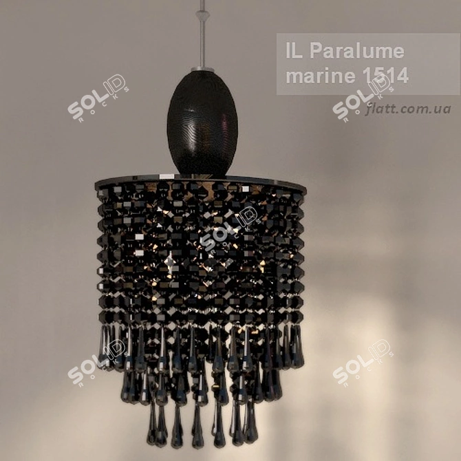 Luxury IL Paralume Marina Chandelier 3D model image 1