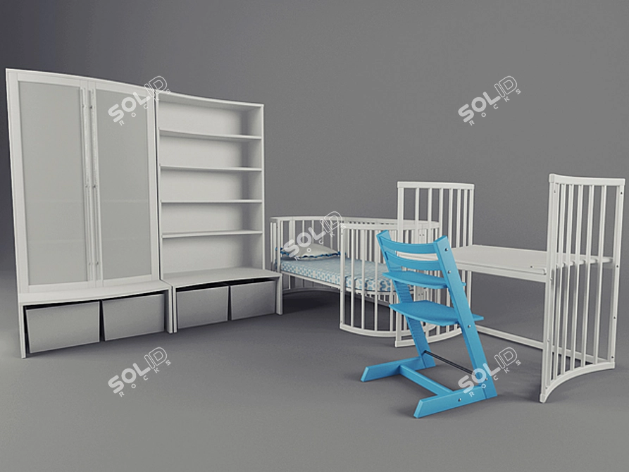 Stokke: Grow with Your Child! 3D model image 1