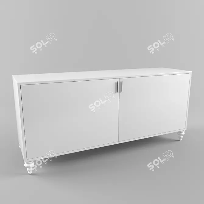 Corte Zari - Custom-Fit Commode 3D model image 1