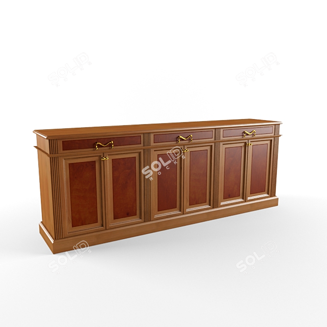 Italian Chest of Drawers 3D model image 1