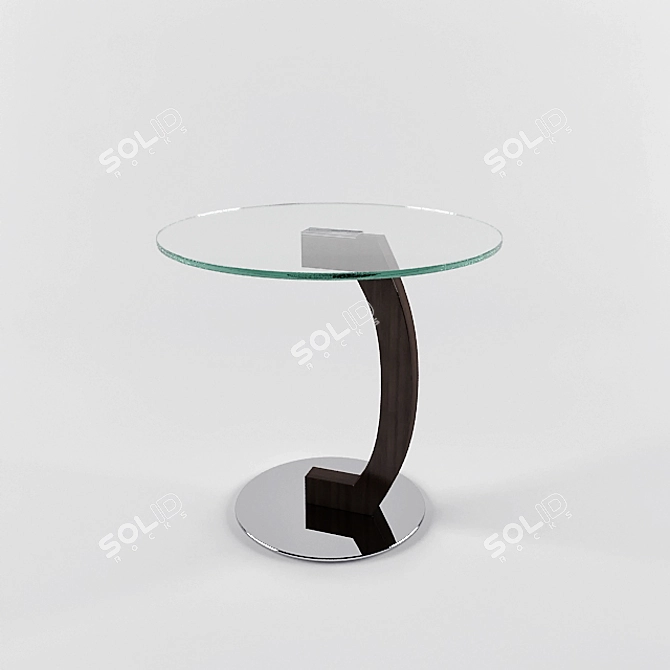 Sleek & Modern Kirk Computer Desk 3D model image 1