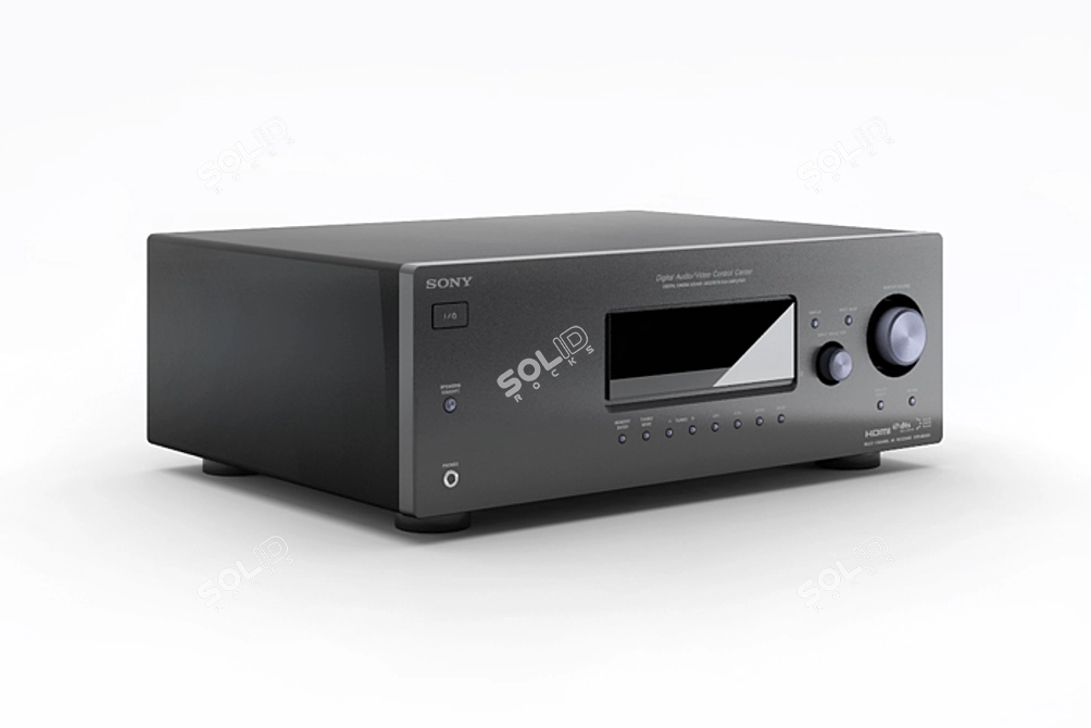 Title: Sony STR-DG520 AV Receiver 3D model image 1