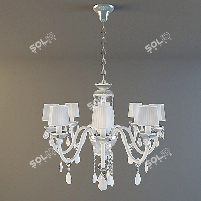 Elegant Masiero Pendant Light 3D model image 1