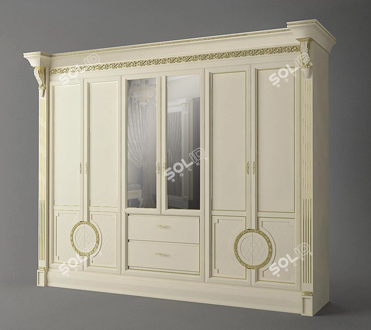 Modern Arca Cabinet 3D model image 1