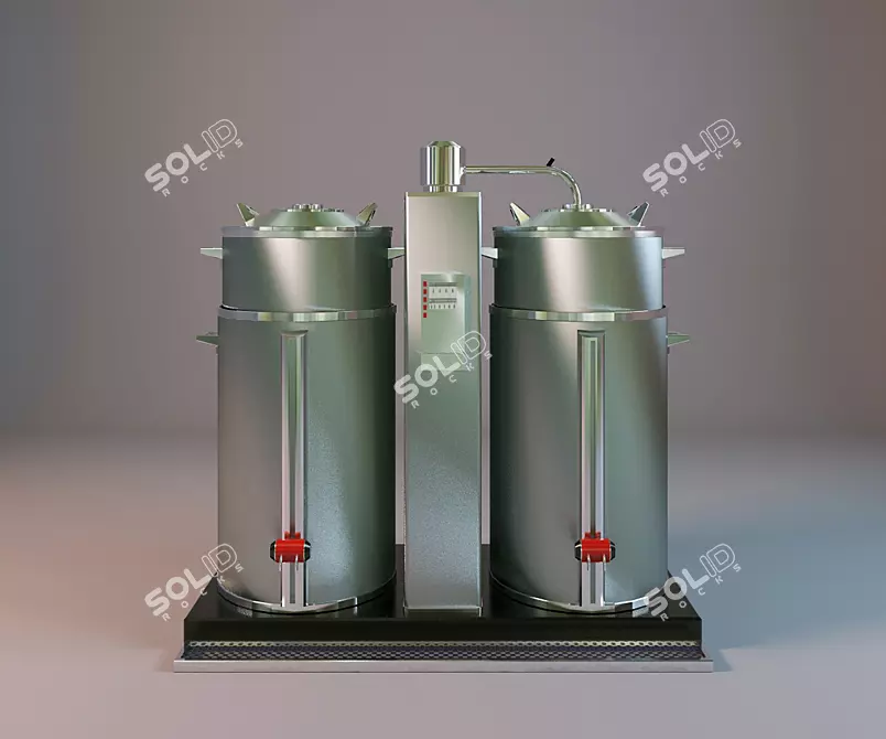 Smart Backpack with USB Charging 3D model image 1