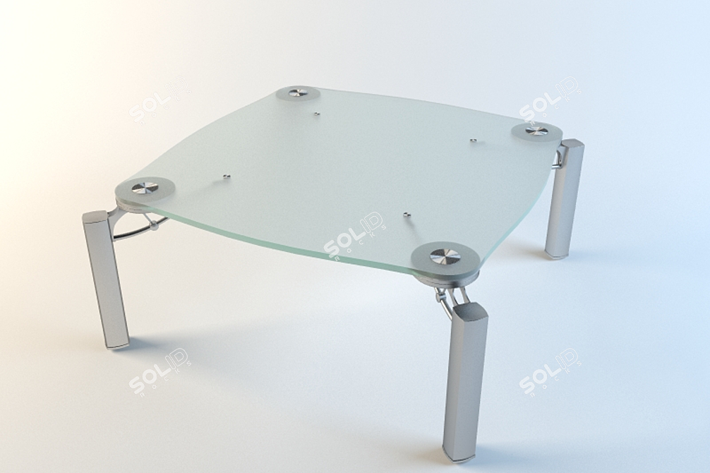 Modern Frezza Table 3D model image 1