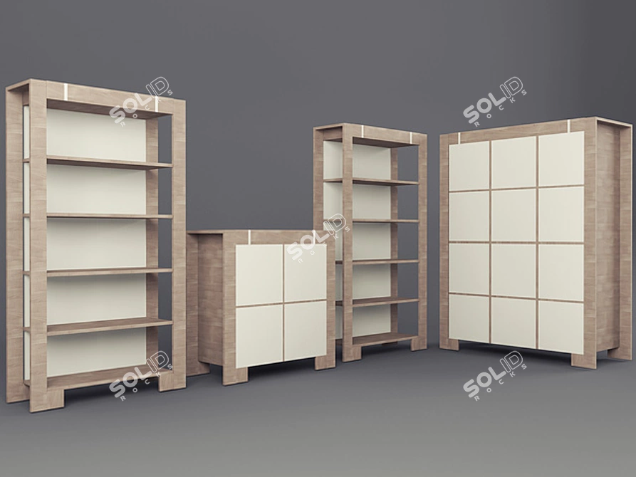 MODERN | Youth Room Furniture 3D model image 1