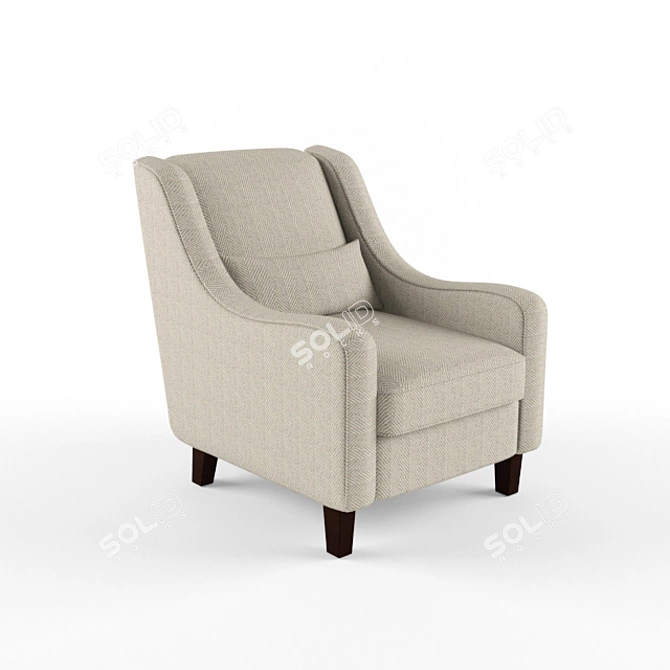 Italian Diamante Chair 3D model image 1