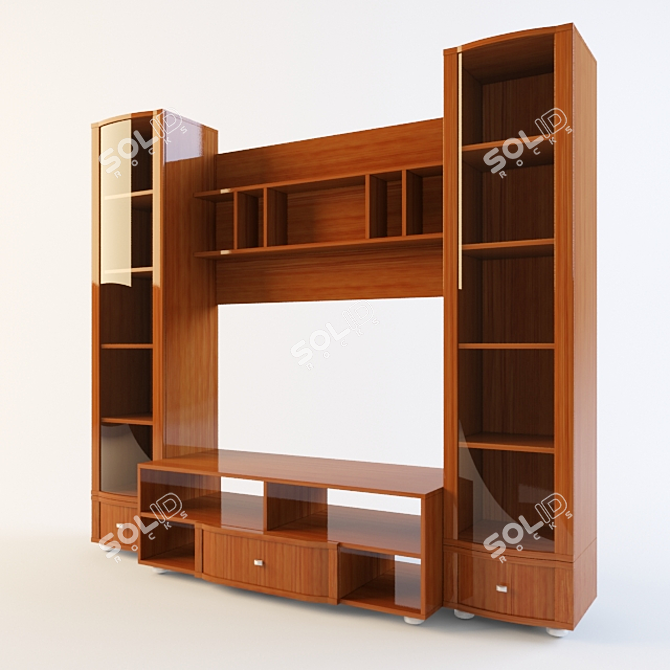 Ascona Wall Unit 3D model image 1